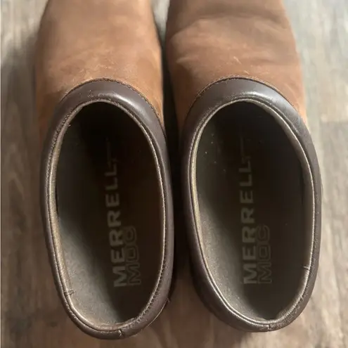 Merrell MOC Jungle Primo Dark Brown Suede Casual Clog Women’s US 6.5/EUR 37