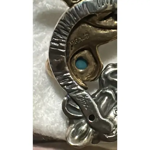 Carolyn Pollack Fritz American West Sterling Silver Gemstone Hummingbird Pendant