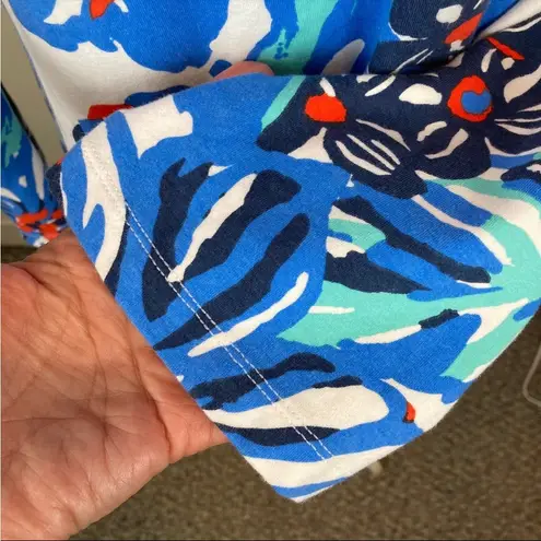 MAHI GOLD Floral Tropical Long Sleeve Dress 5% Spandex