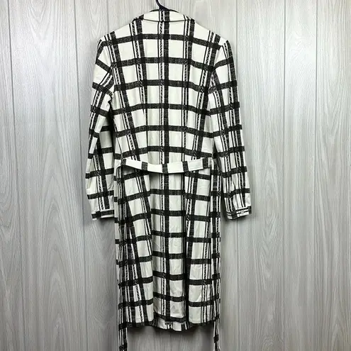 J. McLaughlin Womens Haarlem Dress XS Kurti Square Cream Catalina Long Sleeve Tie