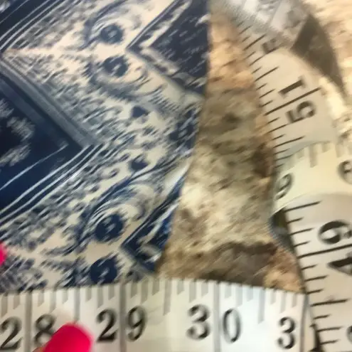 American Dream Medium Cream and Blue Hi Low Top