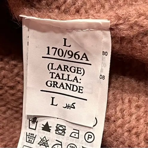 ALLSAINTS NEW All Saints Lou Uno Jumper Stripe Colorblock Crewneck Fuzzy Sweater Large