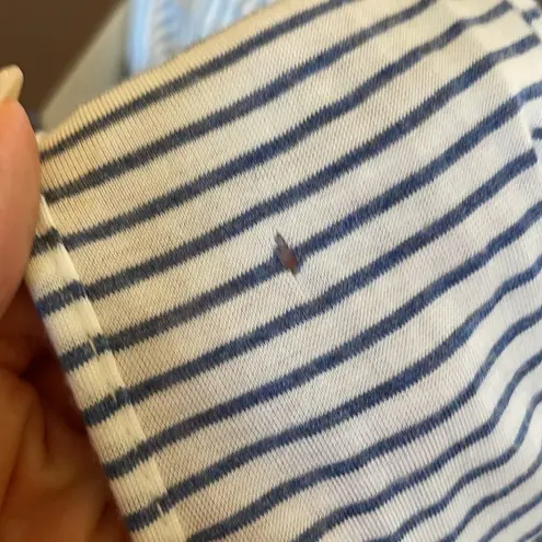 Eberjay Eberjey Light Blue & White Stripe Maxi Dress