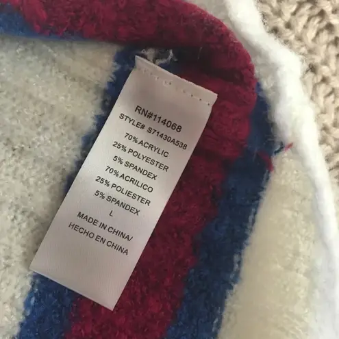 Ten Sixty Sherman NWT Cozy Stripe Cowl Neck Sweater S