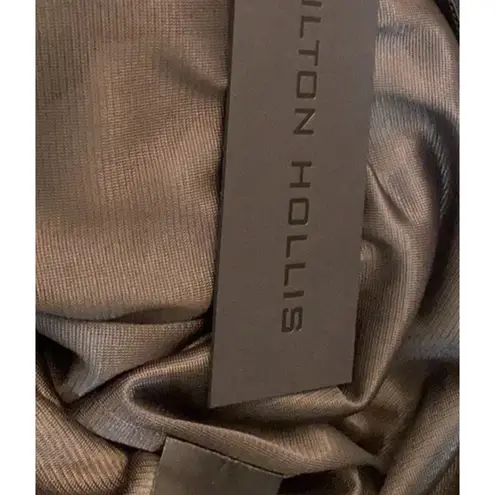 NWT HILTON HOLLIS GRAY FLORAL MIDI
DRESS SIZE L $495 Size L