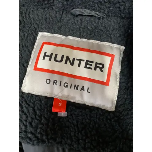 Hunter  Women's Black Insulated Full Zip Hooded Winter Puffer Coat Jacket Size S