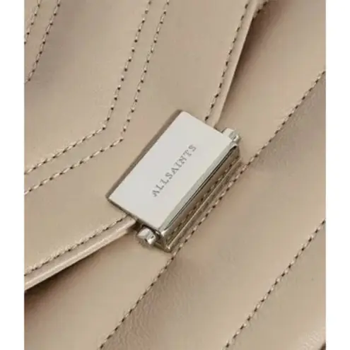 ALLSAINTS ππ Quilted Leather Crossbody Bag ~ Sandstone NWOT