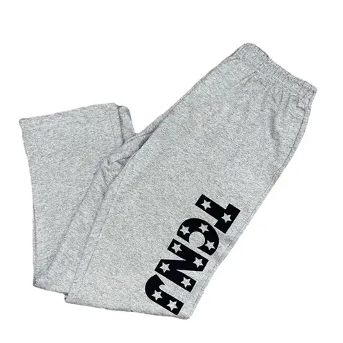 The College Of New Jersey TCNJ Open Hem Sweatpants Size Medium Gray