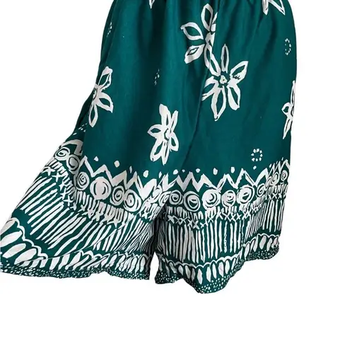 American Weekend Floral Bermuda Shorts XL Green White