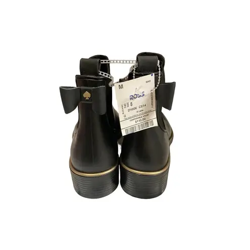 Kate Spade  Edimburg Rubber Rain Ankle Boots Size 8