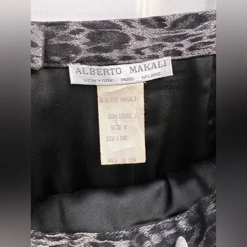 Alberto Makali EUC Vintage Animal Print Pencil Skirt, Size 8