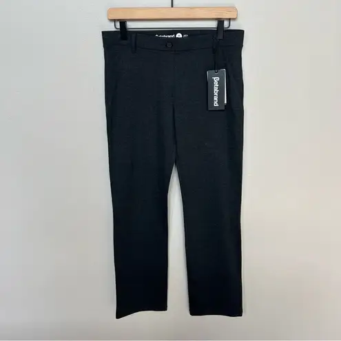 Betabrand NWT Classic Dress Pant Yoga Pants Straight Leg Charcoal Medium Petite