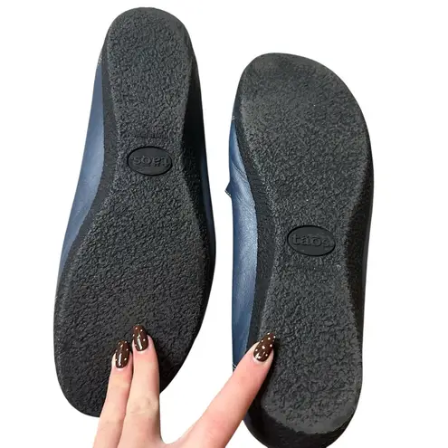 Taos Ta Dah Navy Blue Mary Jane comfort Flats Size 11/11.5