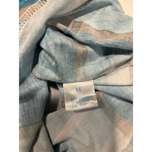 Bulotus Clothing Bulotus Women's Plaid Sleeveless Zip-Up Tunic Top Multicolor Size M