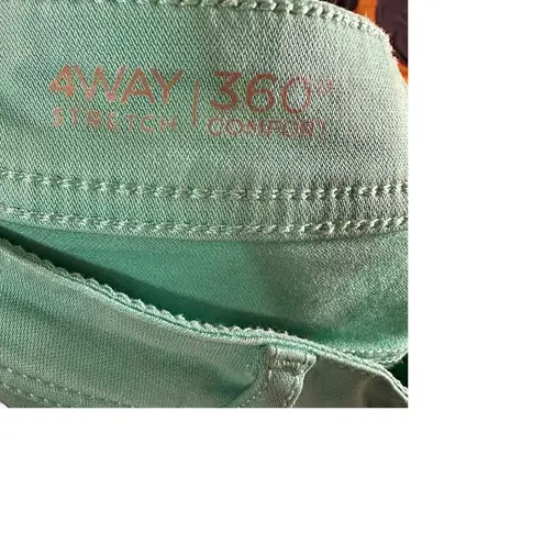 DL1961 Turquoise Straight Leg Jeans Stretch Denim Summer Casual