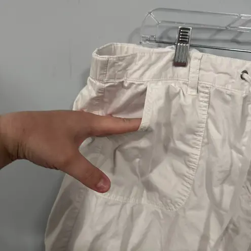 Vintage Covington White Capri Pants Women's Plus Size 16 Cotton & Spandex