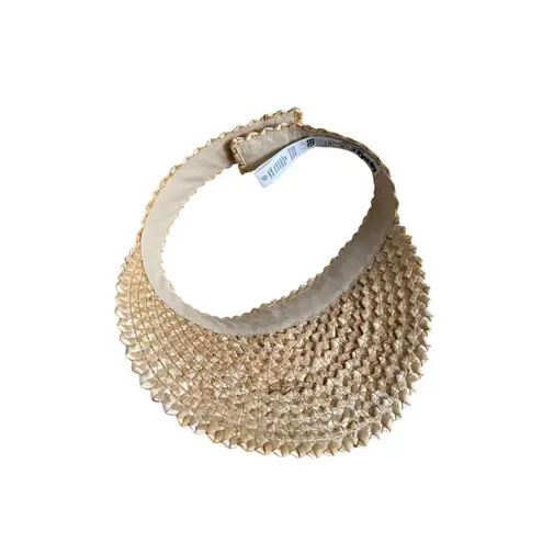 Beach Riot Woven Straw Hat Visor One Size Fits All