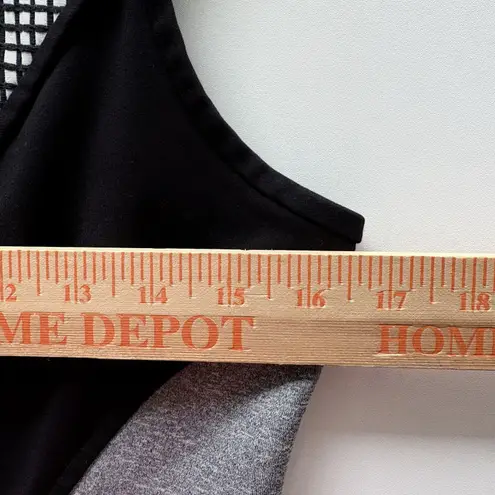 Yoana Baraschi YOANNA BARASCHI USA Size 6 Stetch PONTE Windowpane Colorblock Sleeveless Dress