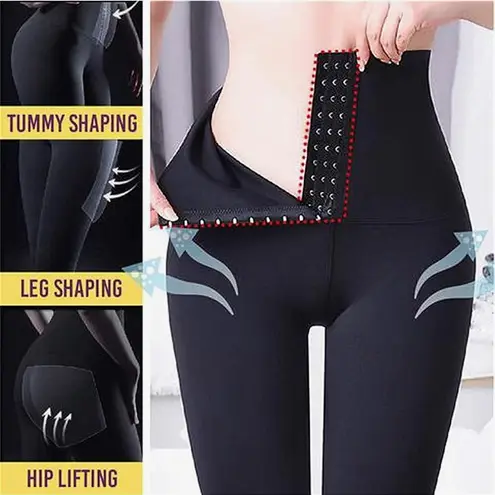 Amazon High-Waisted Seamless Corset Waist Trainer Leggings