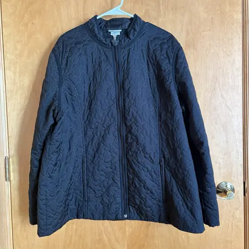 Disney  Parks Black Lightweight Mickey Mouse Quilted Jacket with Pockets‎ XXL - Image 3