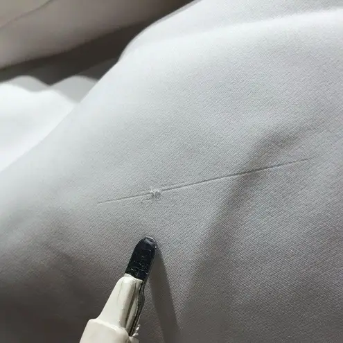 Bless The Mess Structured Blazer Artisan Neon Embellished Cuffs White sz M 38