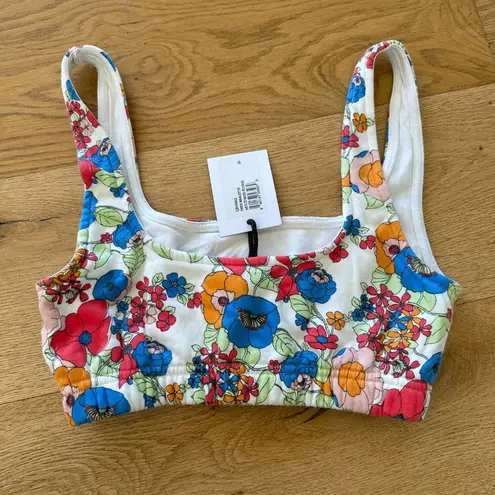 Sincerely Jules  For Bandier Fern Bralette in Multi Mod Floral - NWT