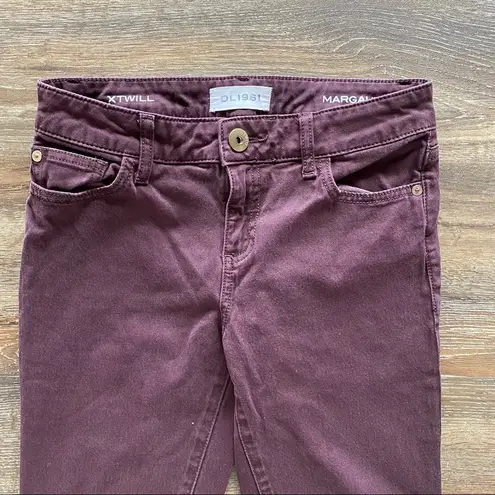DL1961 Margaux Ankle Skinny Instasculpt Sangria Size 26
