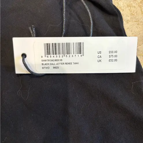 SoulCycle Black and Pink Crop Muscle Tee size XS