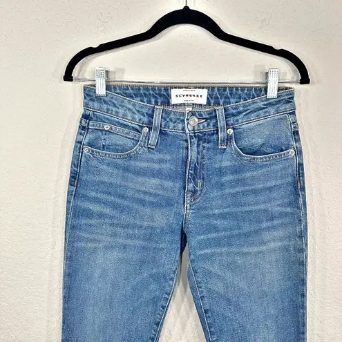 SLVRLAKE Scarlett Kick Flare Jeans in Salt Water Blue Size 26