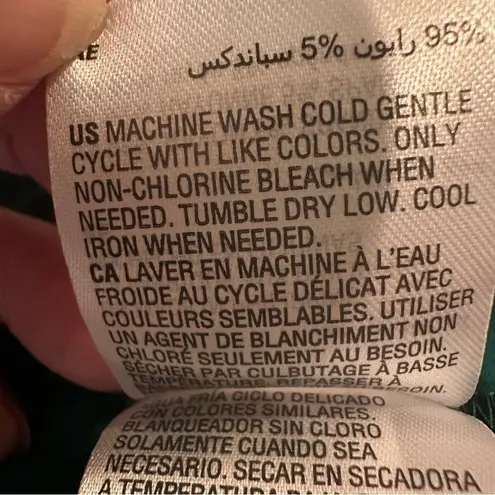 Jenni Plus Size Sleepshirt Macy's Women's Size 2XL Green Printed Notched Collar - Image 7