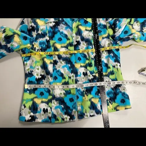 kim rogers , Size 12, Multi Color, Blazer, fully lined, open front design,