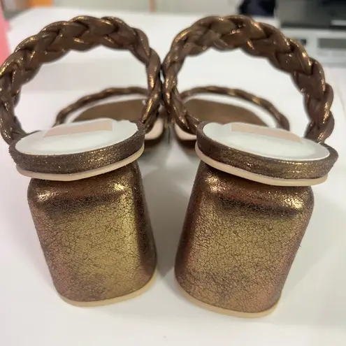 Dolce Vita Netra Woven Block Heel Sandals