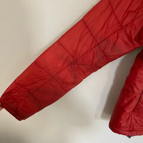 Ibex Wool Aire Red Orange Merino Wool Loft Puffer Jacket