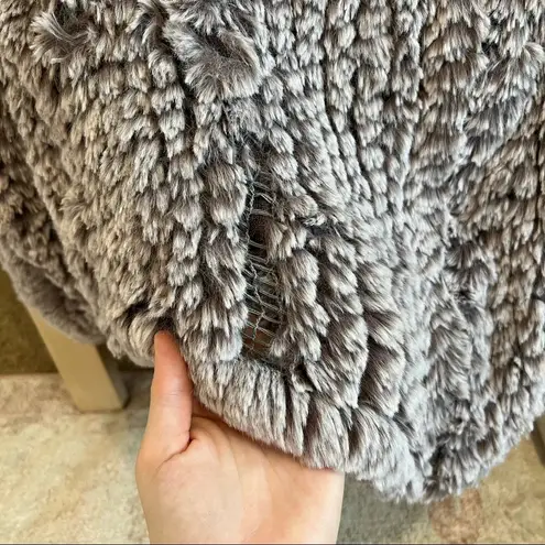 Avec Les Filles Faux Fur Moto Jacket Small