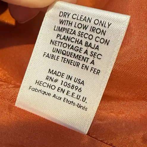 Worth New York Brielle Pants Women’s Magenta Leaf Jacquard Dress Trousers Sz 4 Brown