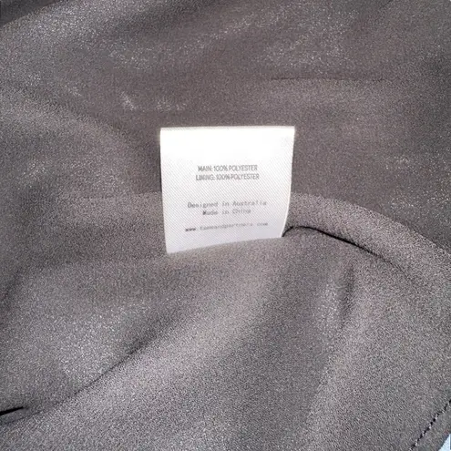 Fame and Partners NWT Floral Print Fit and Flare Black Purple Mini Dress US 12