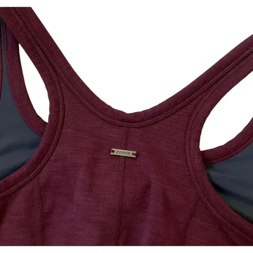 prAna Maroon Pullover Athletic Sports Bra Women Size Small | 54-1