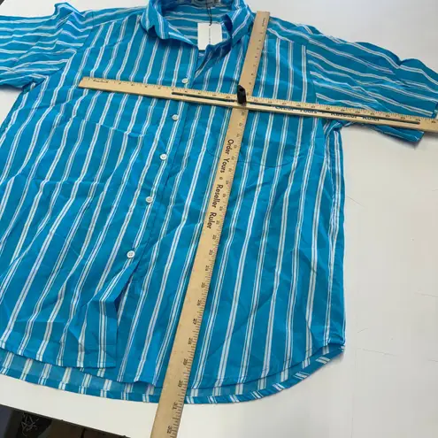 Faithfull the Brand Faithful the Brand Shirt Womens Medium Blue White Maya Striped Arden Top