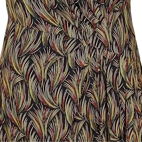 Moulinette Soeurs /ANTHROPOLOGIE “Silk Feather Dress” in 100% Silk. Size 6. EUC