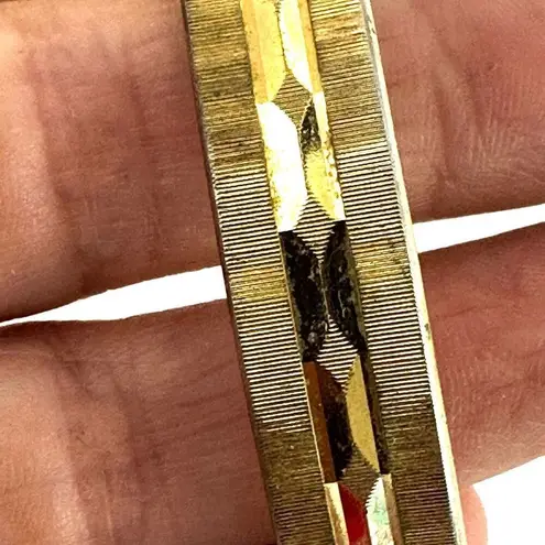 Monet  vintage gold bangle bracelet