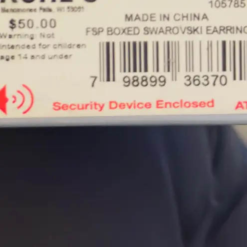 Swavorski BRILLIANCE SWAROVSKI TOPAZ & DIAMOND ACCENT EARRINGS