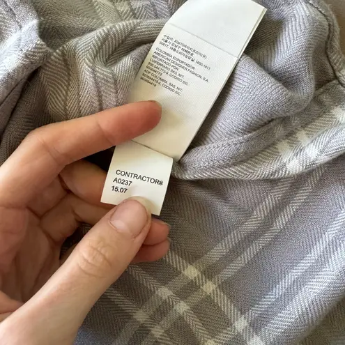 Calvin Klein Jeans Soft Plaid Button Up