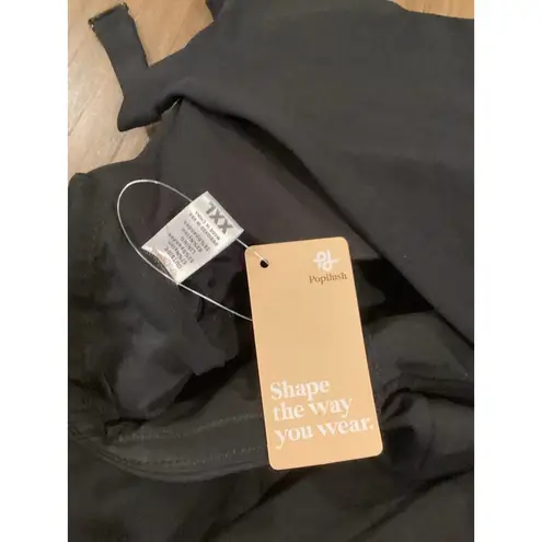 Popilush Shapewear Body Sculpting Halter Neck Jumpsuit Black XXL 14 16 NWT