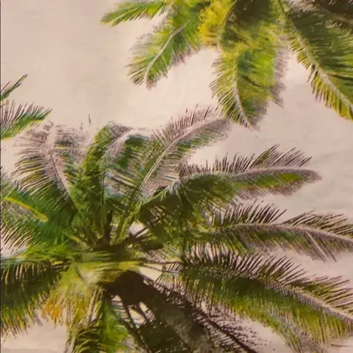 Chaser  White with Palm Tree Racerback Tank Top. thumbnail 3