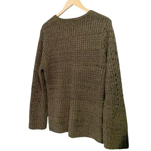 John + Jenn Revolve Constance Sweater Olive Green Pullover Women’s Size Medium
