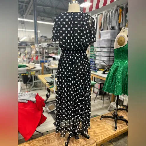 Enfocus Studio Polka Dot Maxi Dress 10