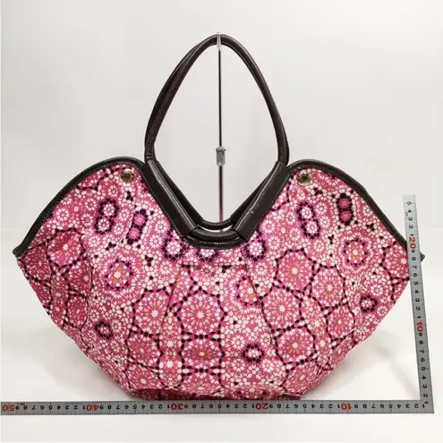 Jimmy Choo Pink Patterned Handbag EUC