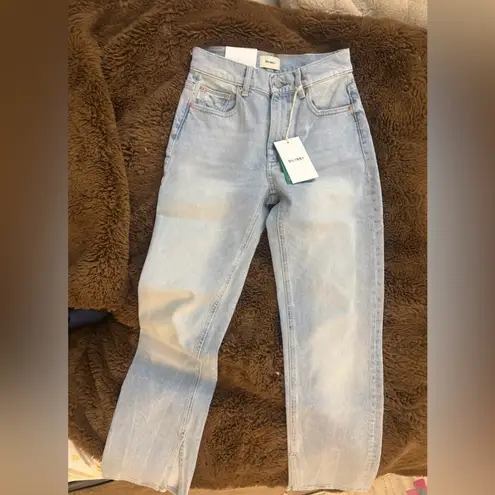 DL1961 Patti Straight High Rise Split Jeans - Sz 24 - NWT - MSRP $239