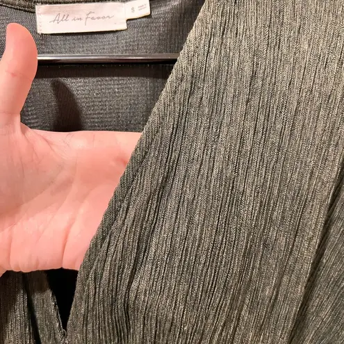 All in Favor Elegant Dark Green Jumper