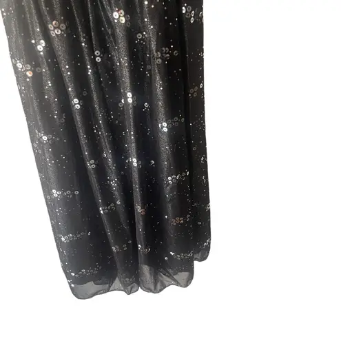 Rockin Town Y2k 2000s Size Small Sequin Whymsical Feather Mini Going Out Dress Green